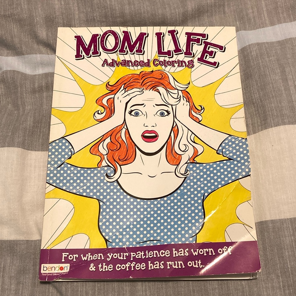 Mom Life Advanced Coloring Book